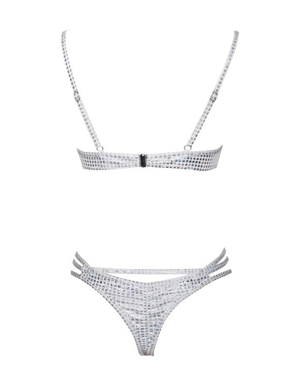 Bliss Shining Waters Two piece bikini - Silver