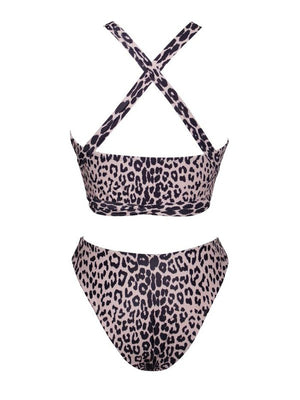 Promised Land Two Piece Bikini - Animal Print
