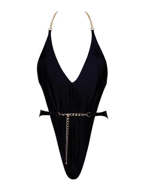 Erewhon Under the Sun One Piece Swimsuit - Black Chain