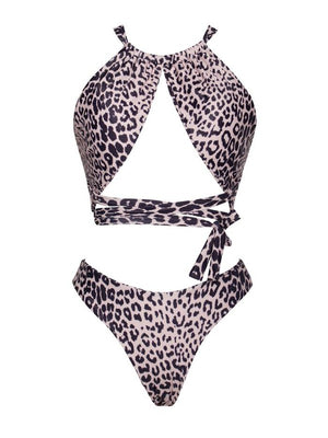 Promised Land Two Piece Bikini - Animal Print
